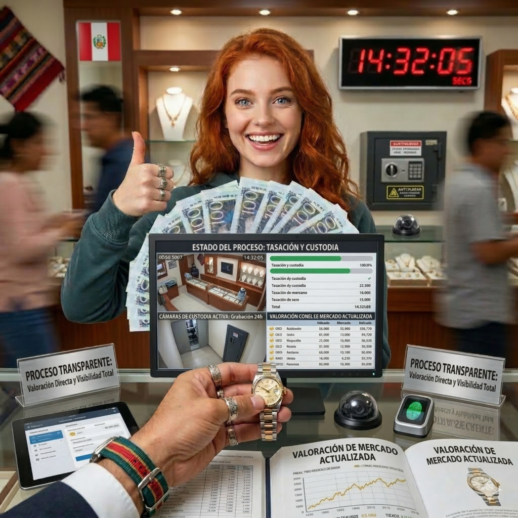 préstamo con joyas de oro en Huancayo con proceso transparente